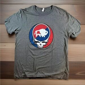 GRATEFUL DEAD T-Shirt Adult Large Gray 19 Momentum Tour Hilltop Holdings Wyoming